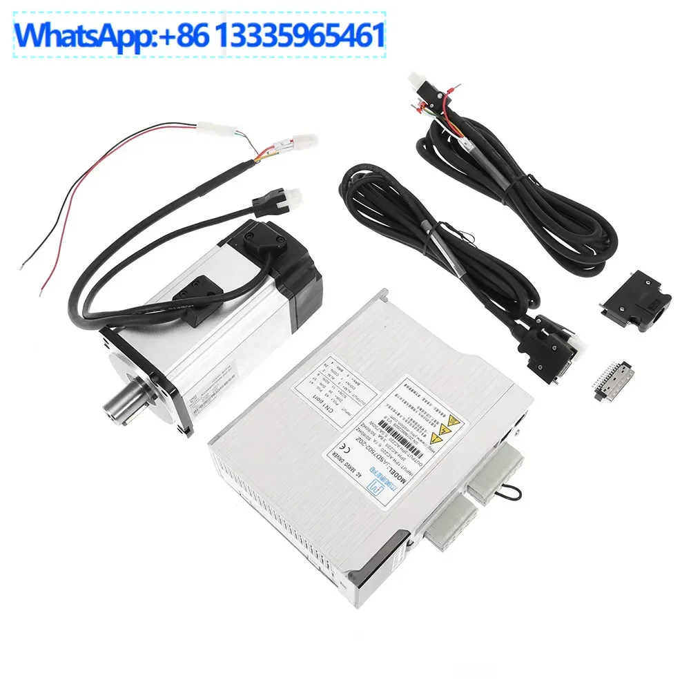 Jiemeikang 750 Вт Высоковольтный серводвигатель переменного тока Комплект контроллера 2,39 Нм Высокая мощность 220 В переменного тока