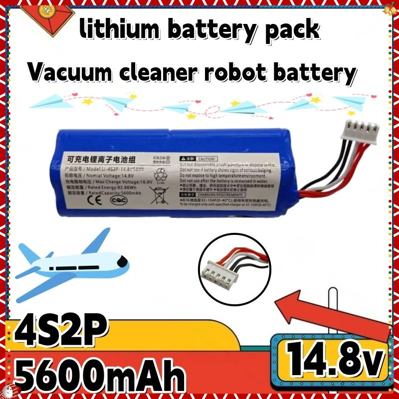 Аккумулятор S10-Li-144 для пылесосов ECOVACS N8, Hybrid, DBX11-11.950,920,DX9G,N7 Deebot T9,X1,Ozmo T8,T10,N8 Pro,AIVI Yeedi 2 ⌛