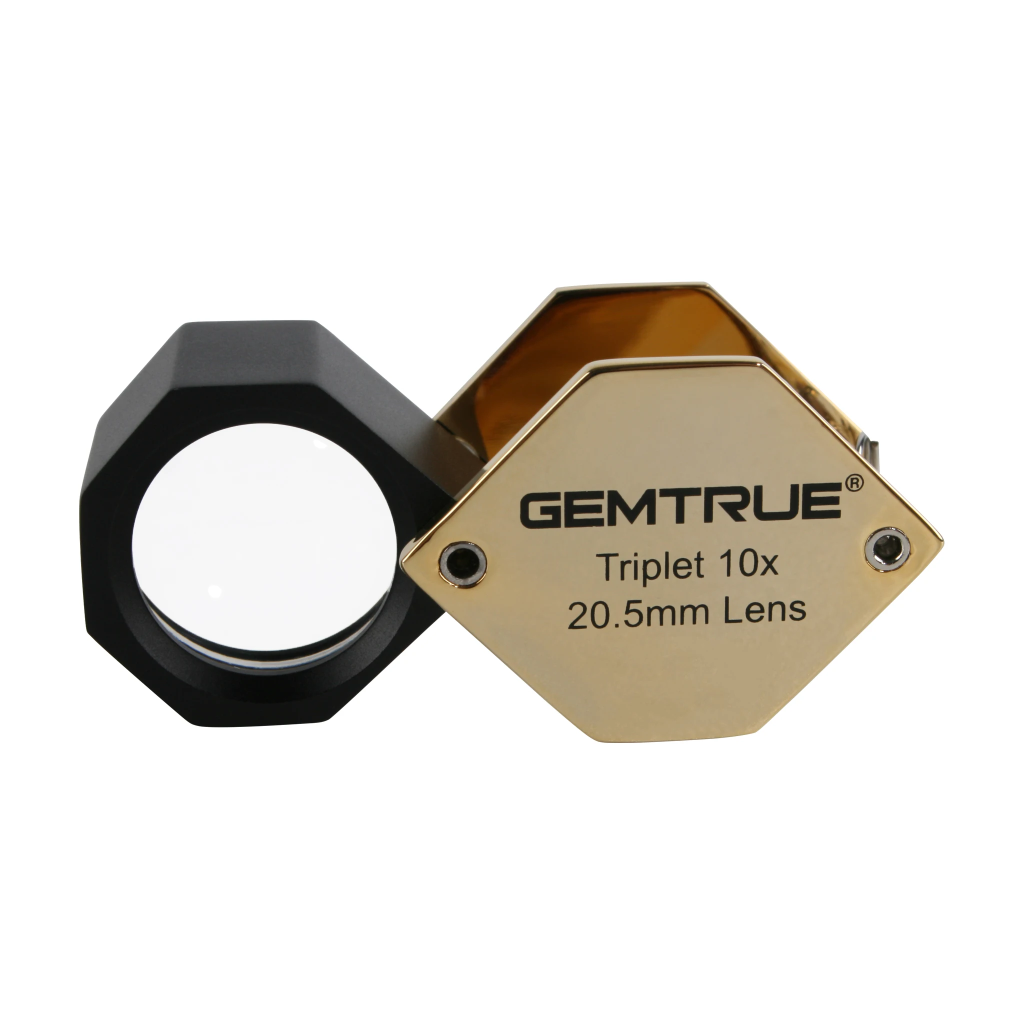 

Hot-selling GemTrue 10X Triplet Jewelry Magnifier Diamond 20.5mm Triplet Loupe 10x Magnification Loupe