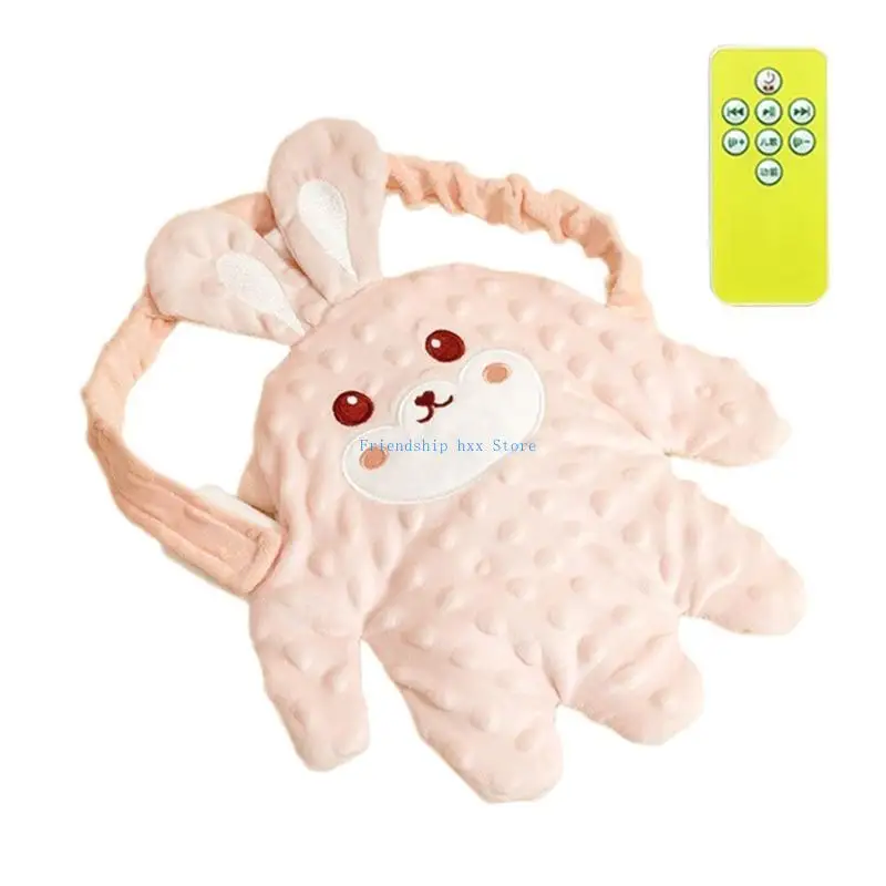 f1cb นุ่มและสบายทารกนอนหลับผู้ช่วยอารมณ์ตัวเองของเล่นตุ๊กตาของเล่นด้วยฟังก์ชั่นการตบเบา ๆ