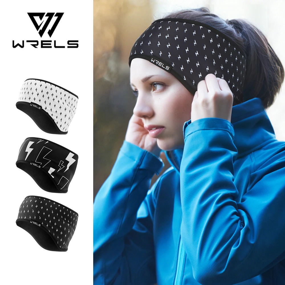 WRELS Winter Autumn Sport Ear Warmer Headbands Outdoor Running Windproof Elastic Ear Muffs Headwear Lightweight Ear Protection