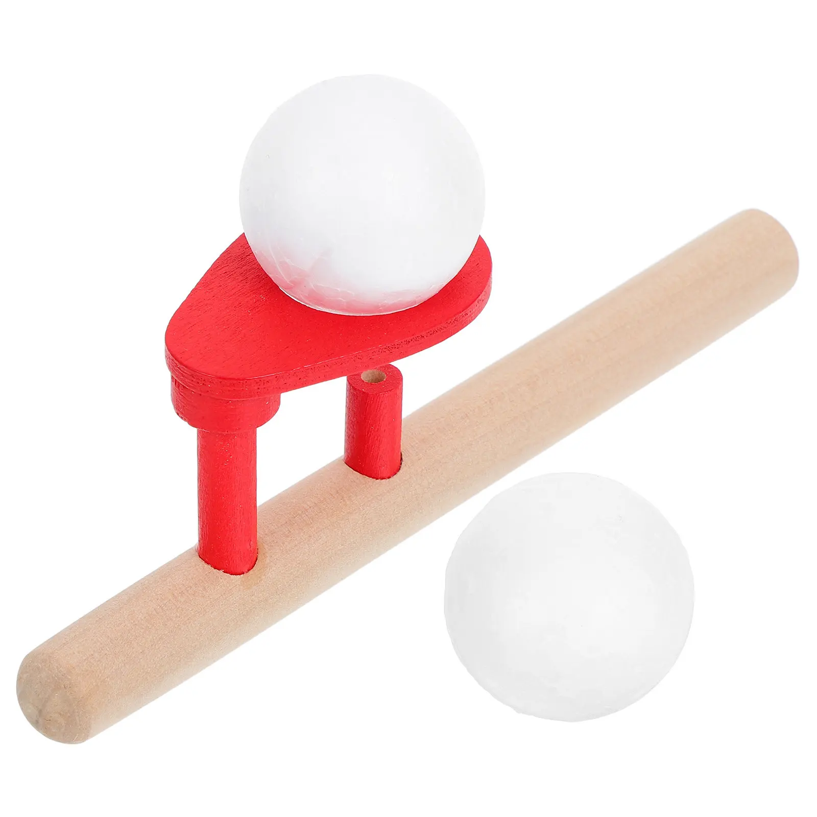 1Pcs Floating Blow Wooden Balance Game Educational Steam Hand Eye Coordination Exercise for Kids Adults