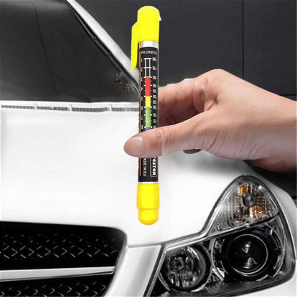 Medidor de espessura de revestimento de carro com ponta magnética testador de filme de pintura de carro caneta testador de espessura de revestimento de carro medidor de espessura