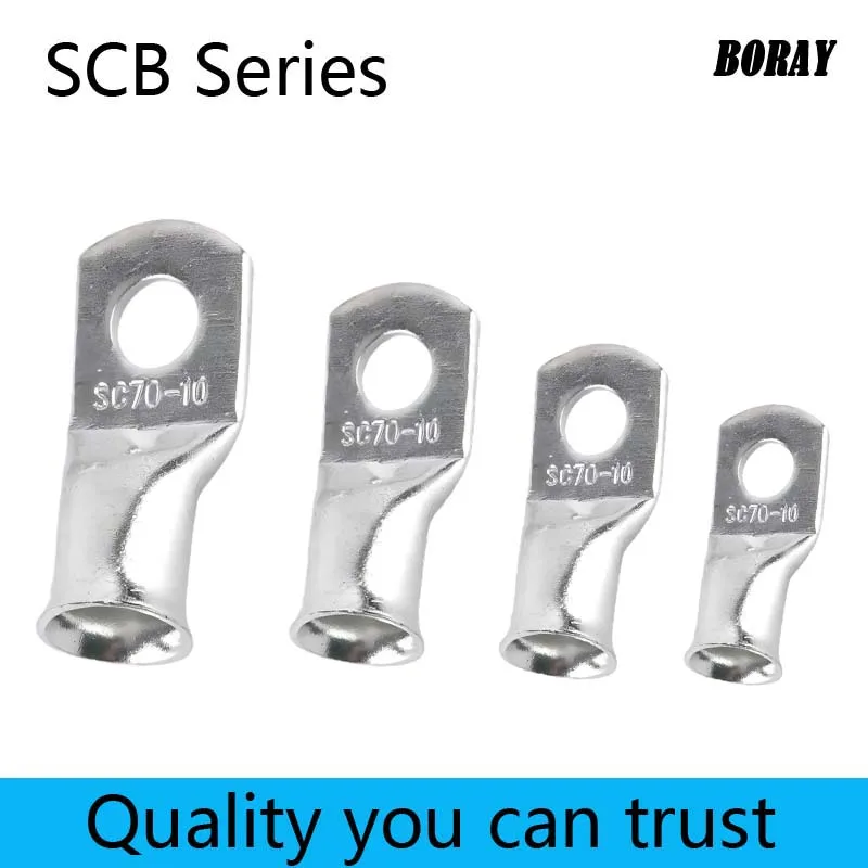 SCB120-8toSCB185-18PremiumCopper Crimp Connector SC/SCB Inspection Window Type with Flared Entry for Easy Cable Termination Work