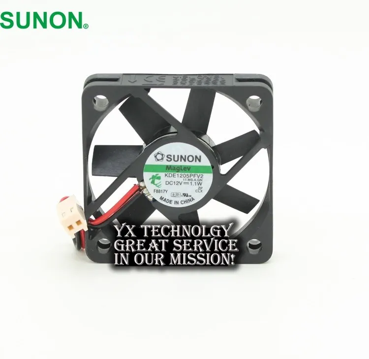 

New KDE1205PFV2 5010 50mm 12V 1.1W 3 wire switch cooling fan 50*50*10mm for SUNON