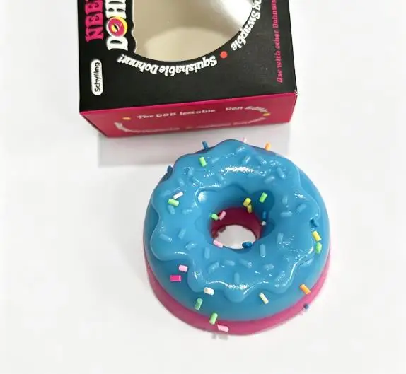 NeeDoh Dippin Dazzler Egg Donut prank stress relief toy soft glue vinyl squeeze toy Slow Rebound Pinch Ornament Relaxation