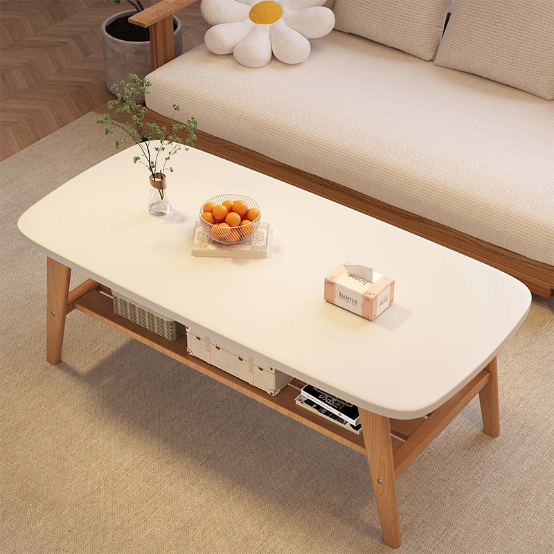 

Coffee table living room home 2025 new small apartment simple table rental house minimalist modern Japanese style