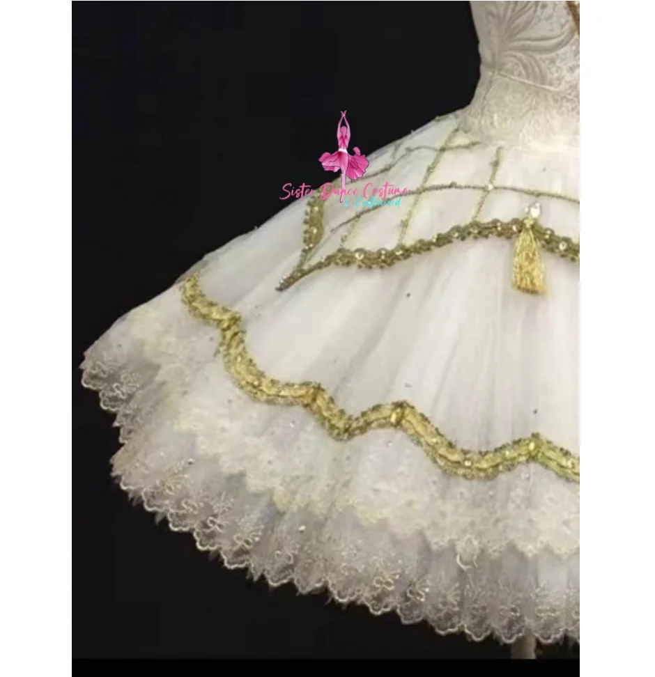 High-end private custom adult children classical tutu performance contest dress women's costume