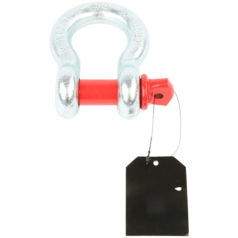 4 .75 T Trailer Hook Silver Trailer Unloading Shackle Rescue Tool