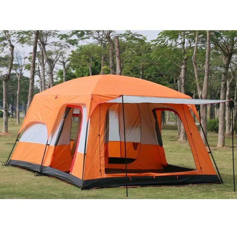 

Two Room Extra Large Outdoor Camping Tents,Cheap 4/6 Persons Waterproof Outdoor Family Luxury Big Camping Tent