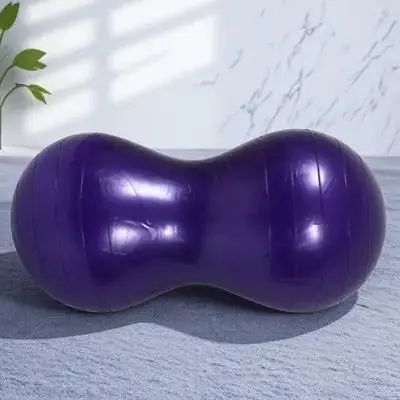 

1 set 1 Set Thicken Pvc Peanut Shape Yoga Ball Durable Fitness Exercise Ball For Body Building Dance Massage Balancing Stability