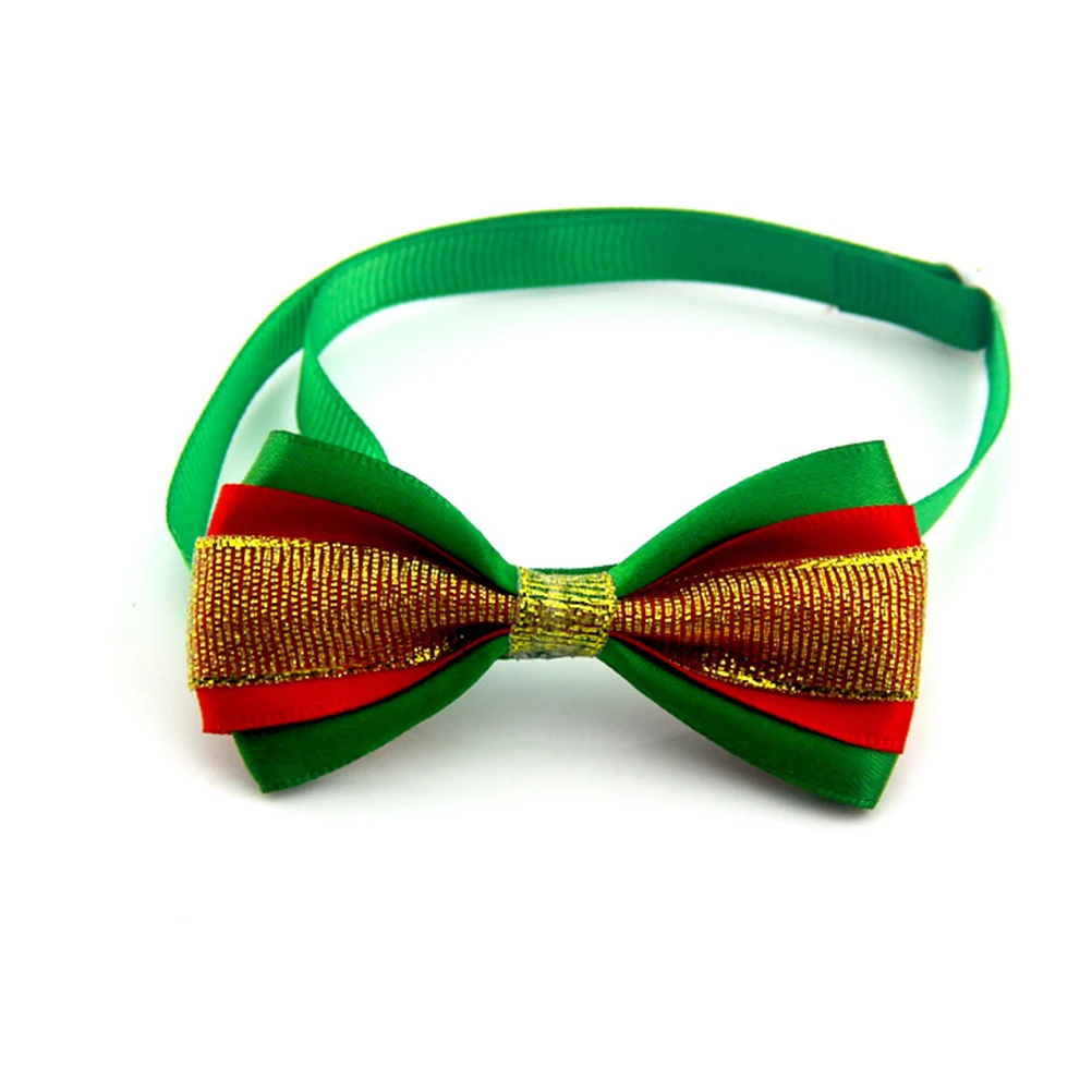 

8pcs Pet Collar Adjustable Christmas Bowknot Dog Tie Neck Decoration Supplies for Walking Outdoor Sports Dog Accessories