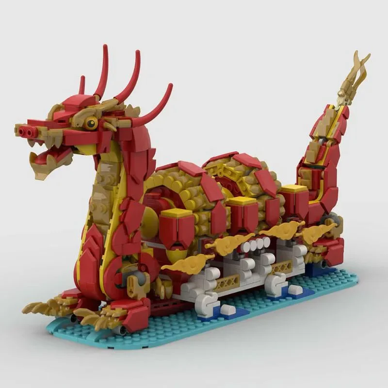 Construcción del calendario del año del dragón, 2024, 80112, 40678, MOC-171393, serie del zodiaco, bloques de construcción, modelo de juguete, 1161, piezas, juguetes, regalo de Navidad