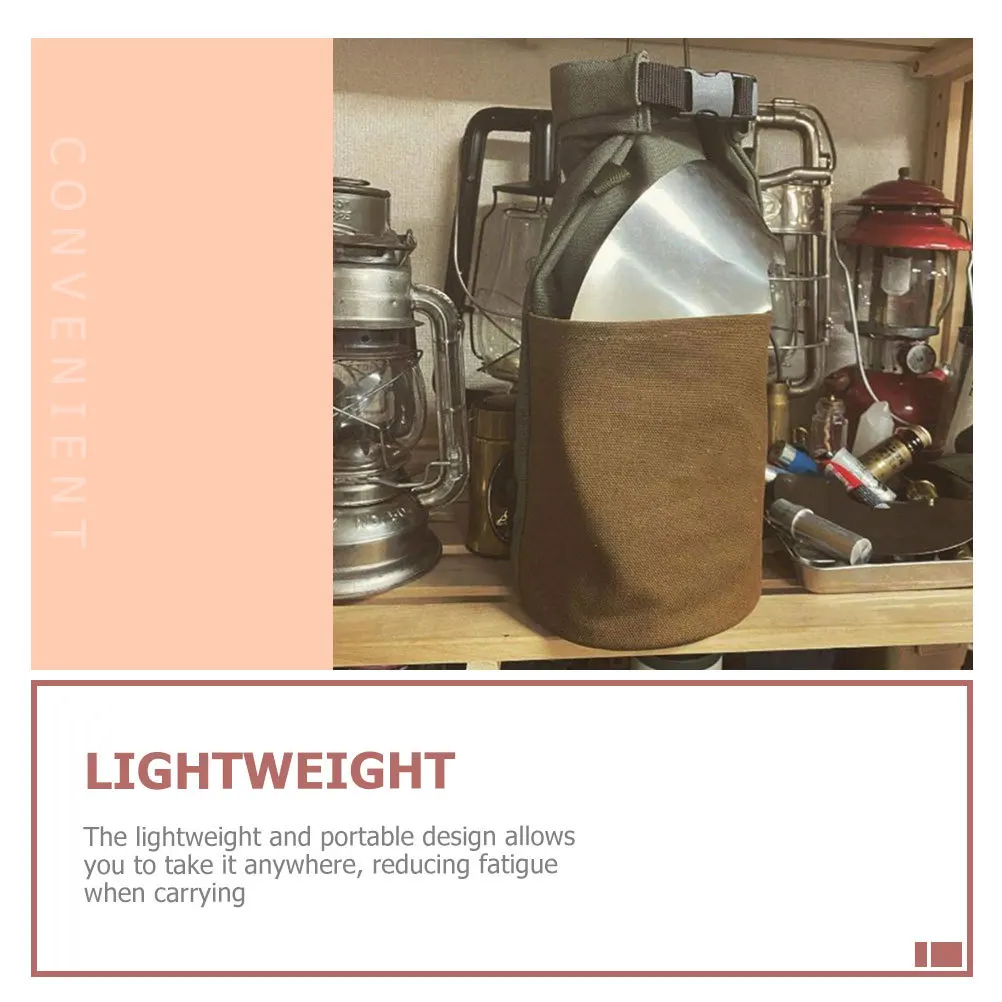 

Oil Lamp Storage Bag Heavy Duty Canvas Lamp Carry Case Camping Outdoor Portable Retro Style Lantern Organizer