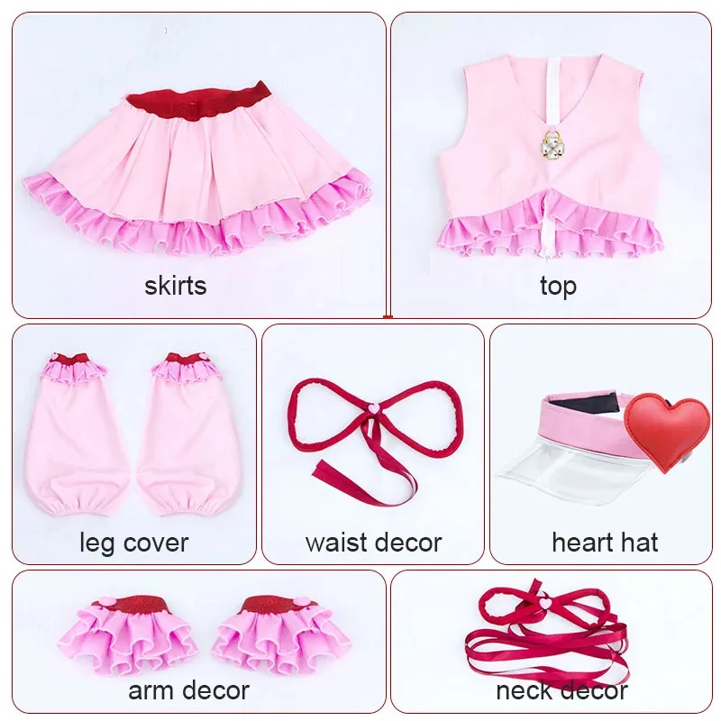 qq28LQAnime Shugo Chara Cosplay Ran disfraz peluca pelo combate batalla uniforme rosa traje corazón sombrero mujer niñas fiesta de Halloween
