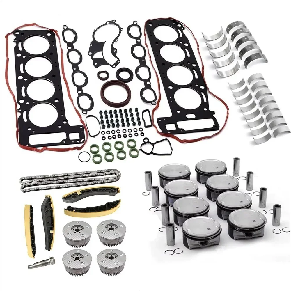 

Полный комплект прокладок двигателя, комплект поршневых синхронизации VVT, подходит для 6,3 л V8 ГАЗ для Mercedes-Benz C-Class C63 R63 GLA45 CLS63 M156 6,3L 06-15