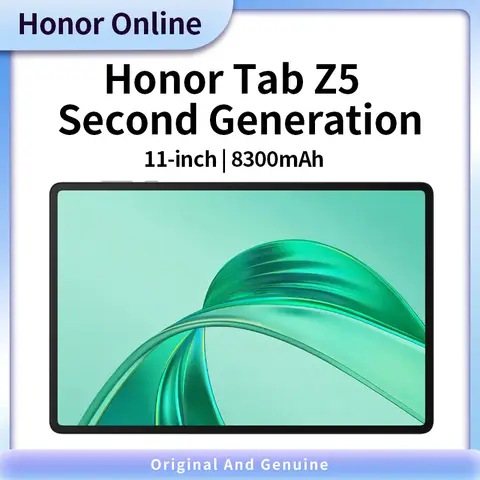 China ROM Original HONOR tablet Z5 2nd 1920*1200 11inch LCD Screen Snapdragon 680 8300mAh 5 million pixel camera WIFI/LTE 90Hz
