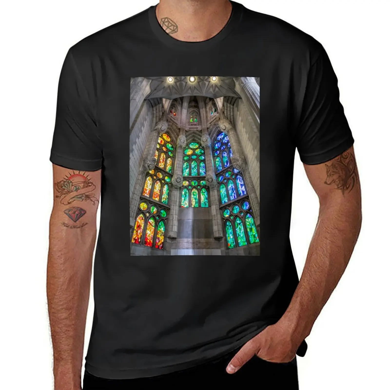 Sagrada Familia T-Shirt anime blanks fruit of the loom mens t shirts