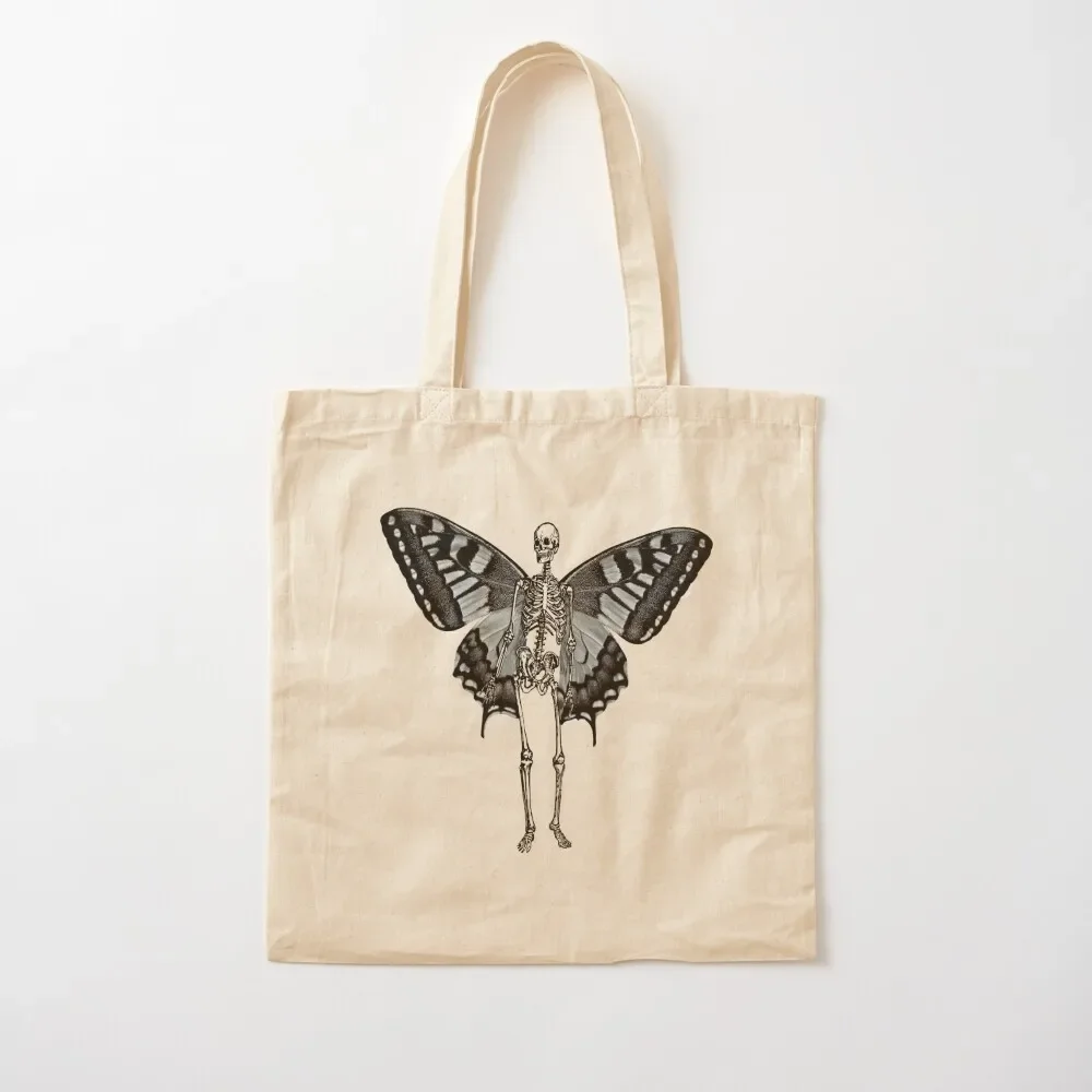 

Skeleton Fairy Grunge Fairycore Aesthetic Gothic Cottagecore Tote Bag Gift bag tote bag men custom fabric