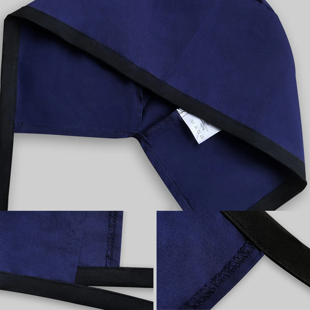 Mulheres homens sólido esfrega boné de enfermagem médica chapéus beleza sala de operação chapéu de trabalho unisex dentista chapéu cirúrgico crânios