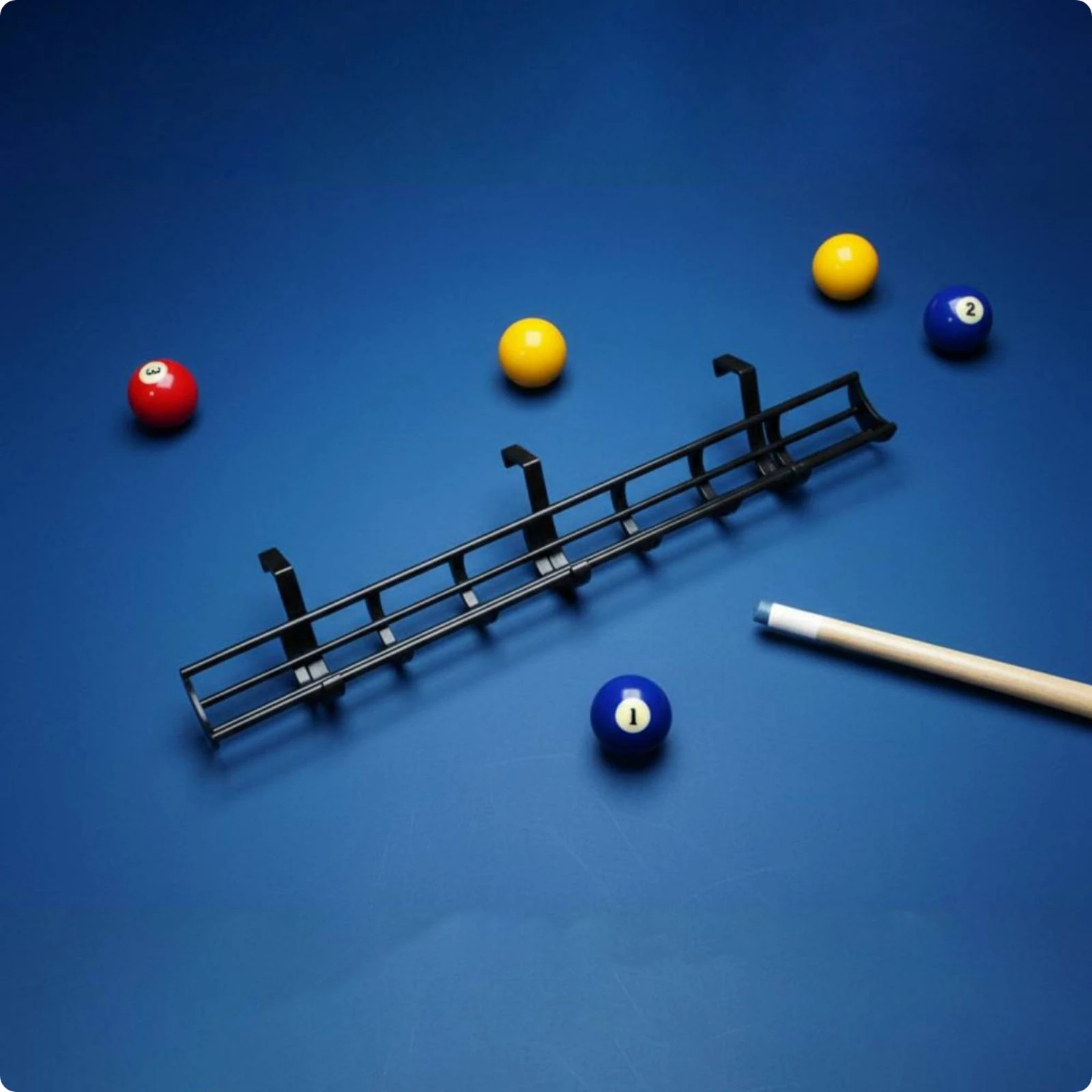 Billiard Ball Rack ABS Plastic Pool Ball Storage Rack Sports Accessory Easy to Install Sturdy for Game Room