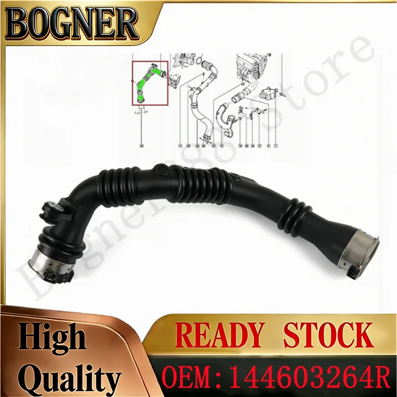 Manguera de intercooler turbo nueva 144603264R 14460-3264R para Renault Megane Grand Scenic III 1.6