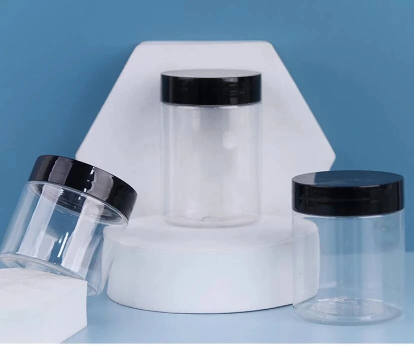 30 pièces/ensemble 50/80/100/120/150/200g 250g bouchon en plastique récipient de crème pots cosmétiques en plastique bouteille de sérum transparente