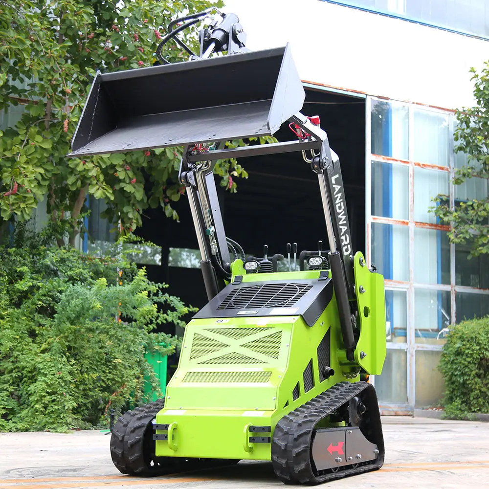 

Wholesale For Sale Mini Skid Steer Loader Landward New Crawler Backhoe Loader Mini 4×4 Wheel Slip Loader Attachments Customized