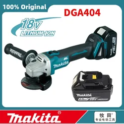 18V Makita 125Mm Dga404 Borstelloze Lithium Elektrische Haakse Slijper Oplaadbare Snijmachine High Power Polijstmachine