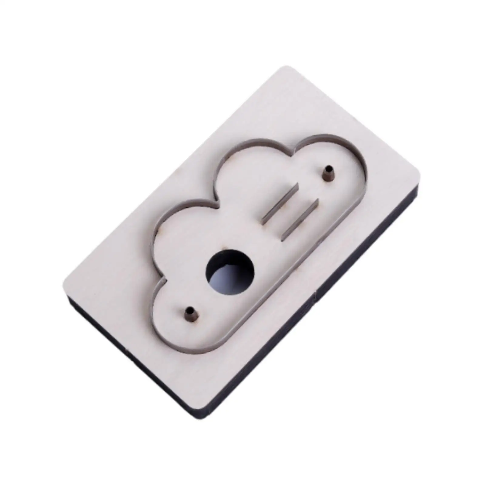 Wooden Leather Die Cutting Mold Durable Metal Edge Casting Tool for Jewelry Purse Craft Work