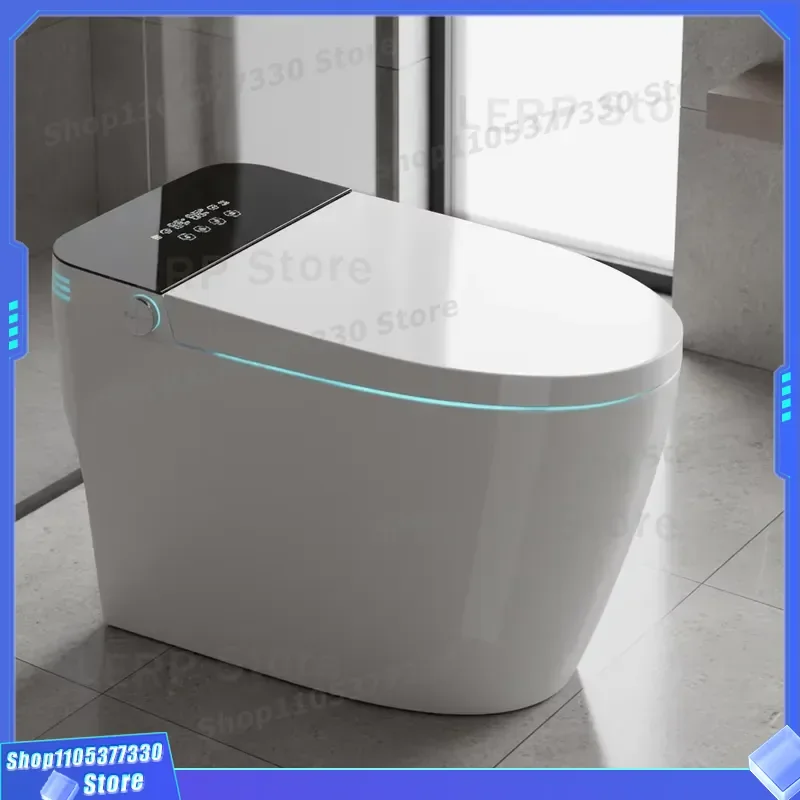 Smart Automatic Induction Flushing Toilet Integrated Washbasin Remote Control Operation Modern Bathroom Sanitary Ware