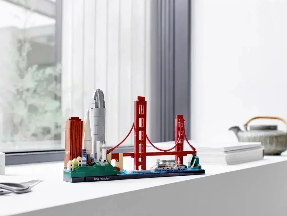 New York City 21028 Architecture Skyline Building Blocks Tower Edifice Bricks Town Street View Assemble Toys For Children Gifts