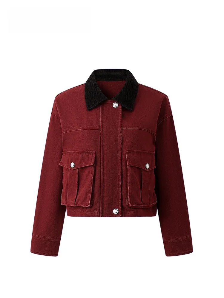 

Свободный крой Long Sve Ne Jaet для женщин больших размеров, ранняя осень, модная повседневная хлопковая верхняя одежда, молодежный топ