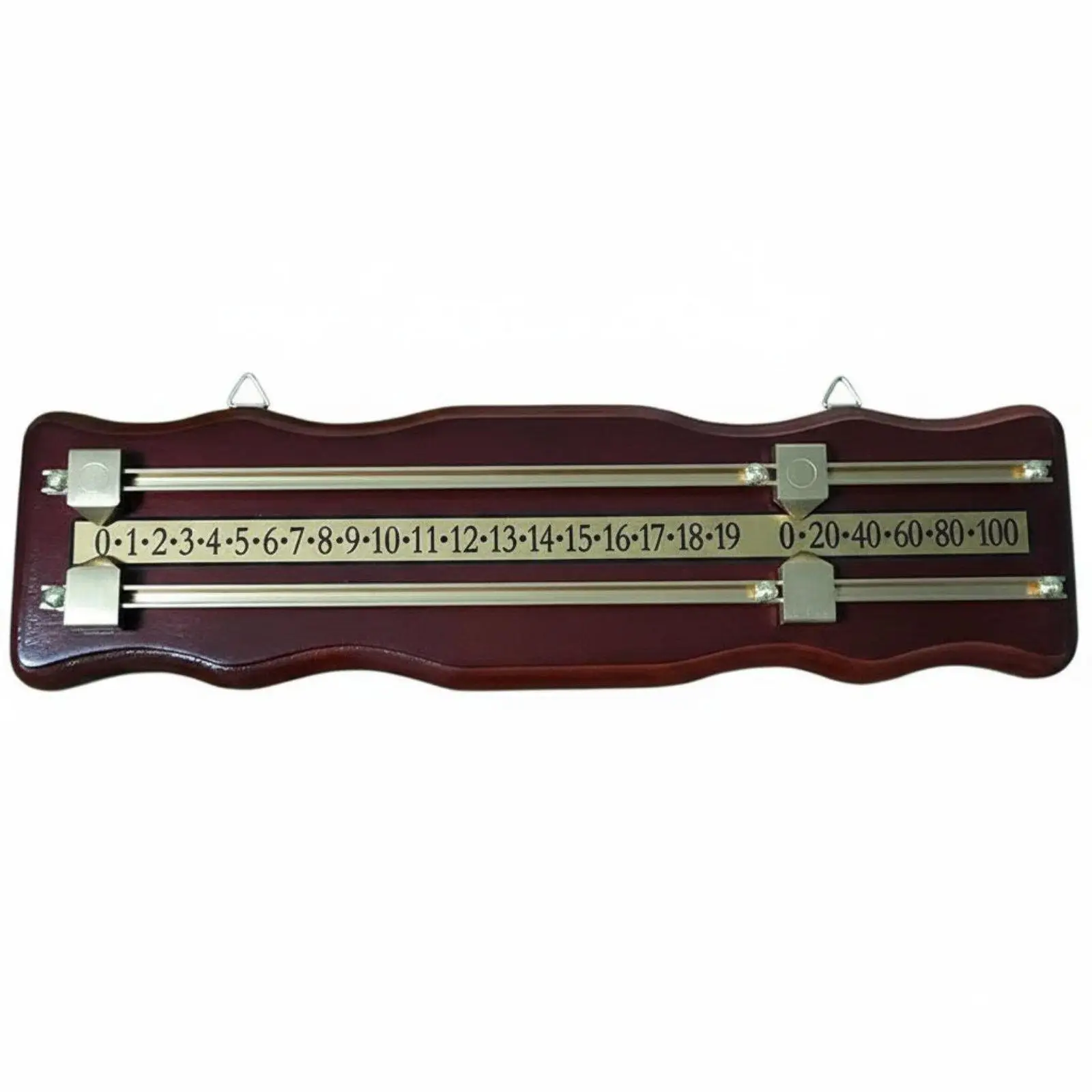 Wooden Snooker Scoreboard Easily Read Manual Billiards Scorekeeper Wood Construction British Billiards Score Board for Billiard,