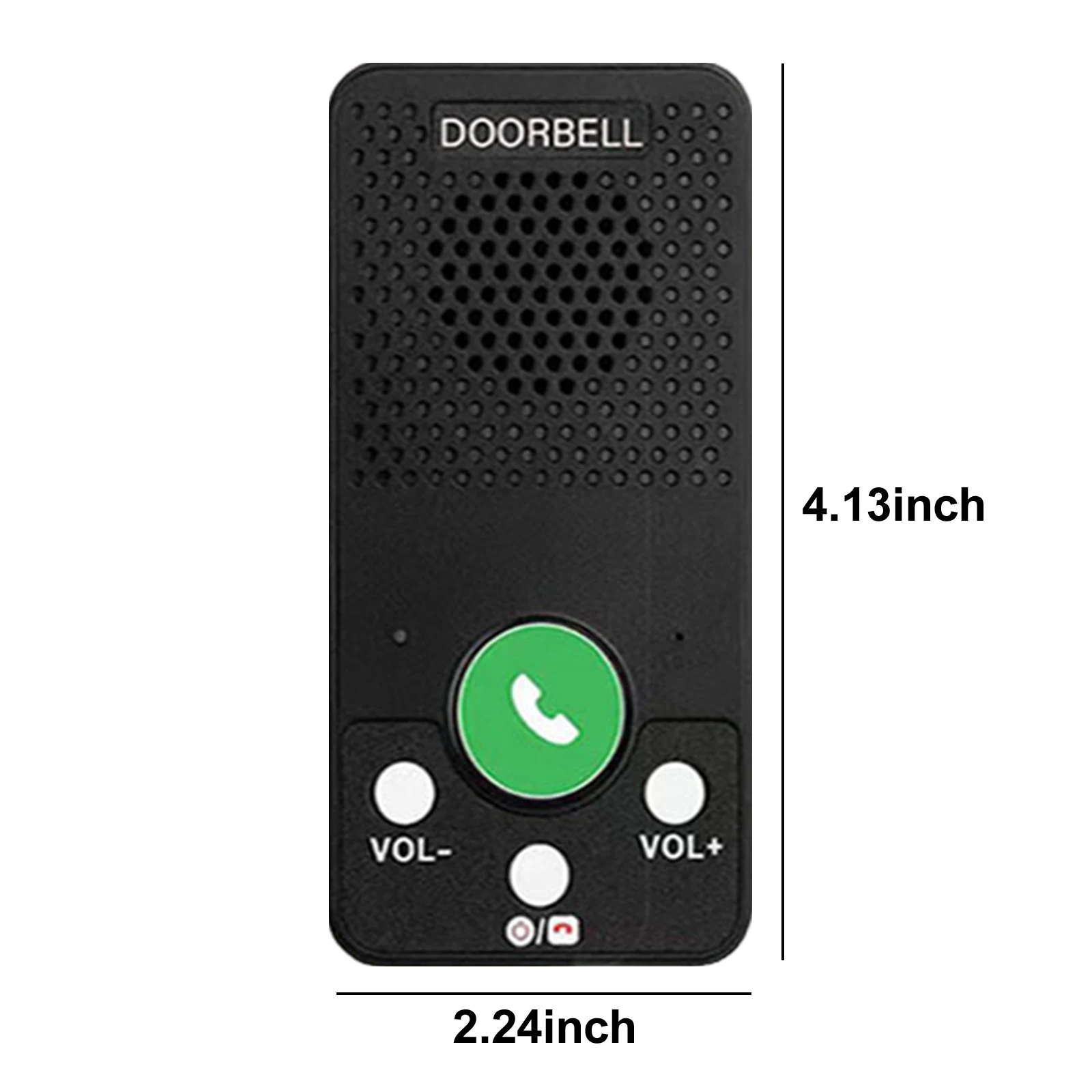 2 Way Voice Intercom with 4 Chimes 8 Volume Levels Hands-Free Wireless Intercom System for Home House Office