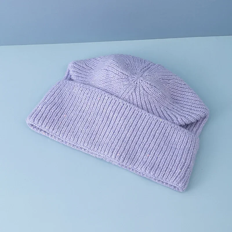 قبعة شتوية جديدة للنساء، مصنوع - مراجعة Beanie Cuffed Knit وسعره