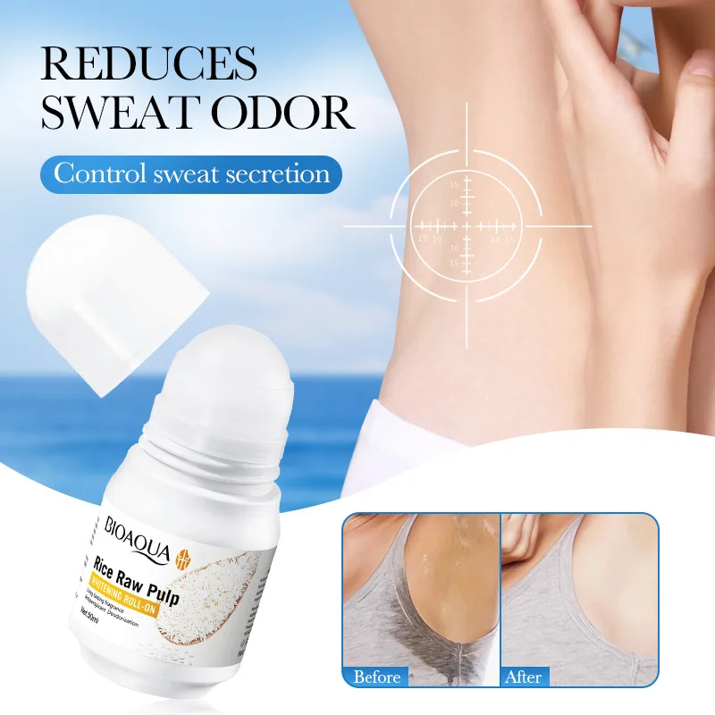 Fragrance BIOAOUA Rice Pulse Pearls Anti-perspirant Dew Leaves Fragrance Refreshing
