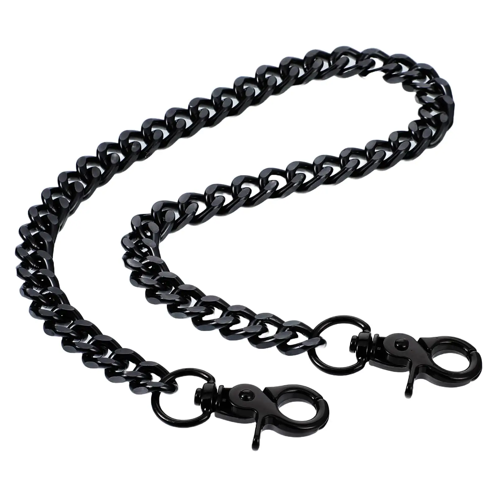 سلسلة من التيتانيوم الصلب سهلة الاستخدام، سلسلة جيب شديدة التحمل، سلسلة سراويل بانك، سلسلة مفاتيح معدنية عصرية لعشاق الموضة