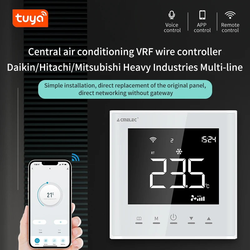 VRF Daikin Tuya wifi Air Conditioner Smart Thermostat For Google Home Alexa DuerOS WIFI Temperature