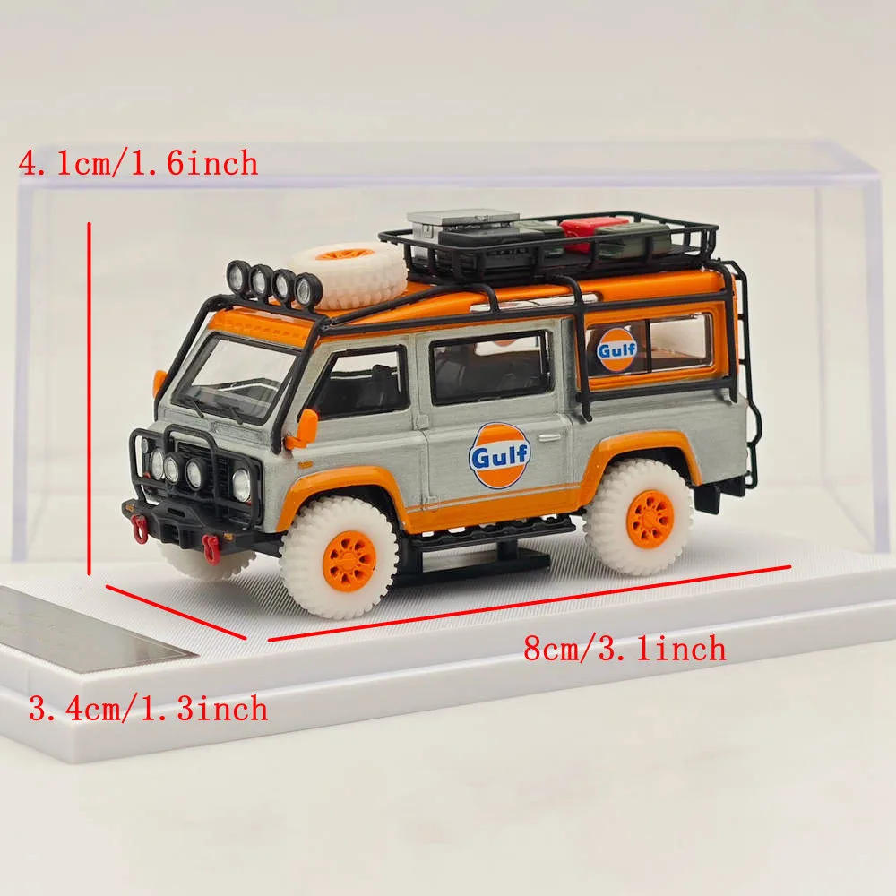 1/64 Master for Defender Van 110 Varnish Diecast Toys Car Models Miniature Hobby Collectible Gifts