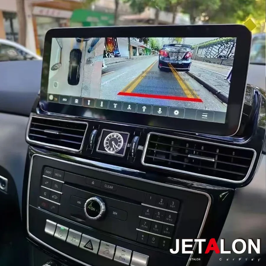 Pantalla multimedia inalámbrica Linux con CarPlay y Android Auto para Mercedes Benz ML GL GLE GLS W166 X166 2013-2015, unidad principal con GPS y Bluetooth.