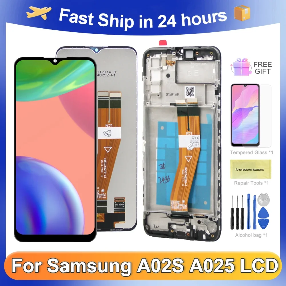 

A02S 6.5''For Samsung For A025 A025F A025G A025M A025V A025A LCD Display Touch Screen Digitizer Assembly Replacement