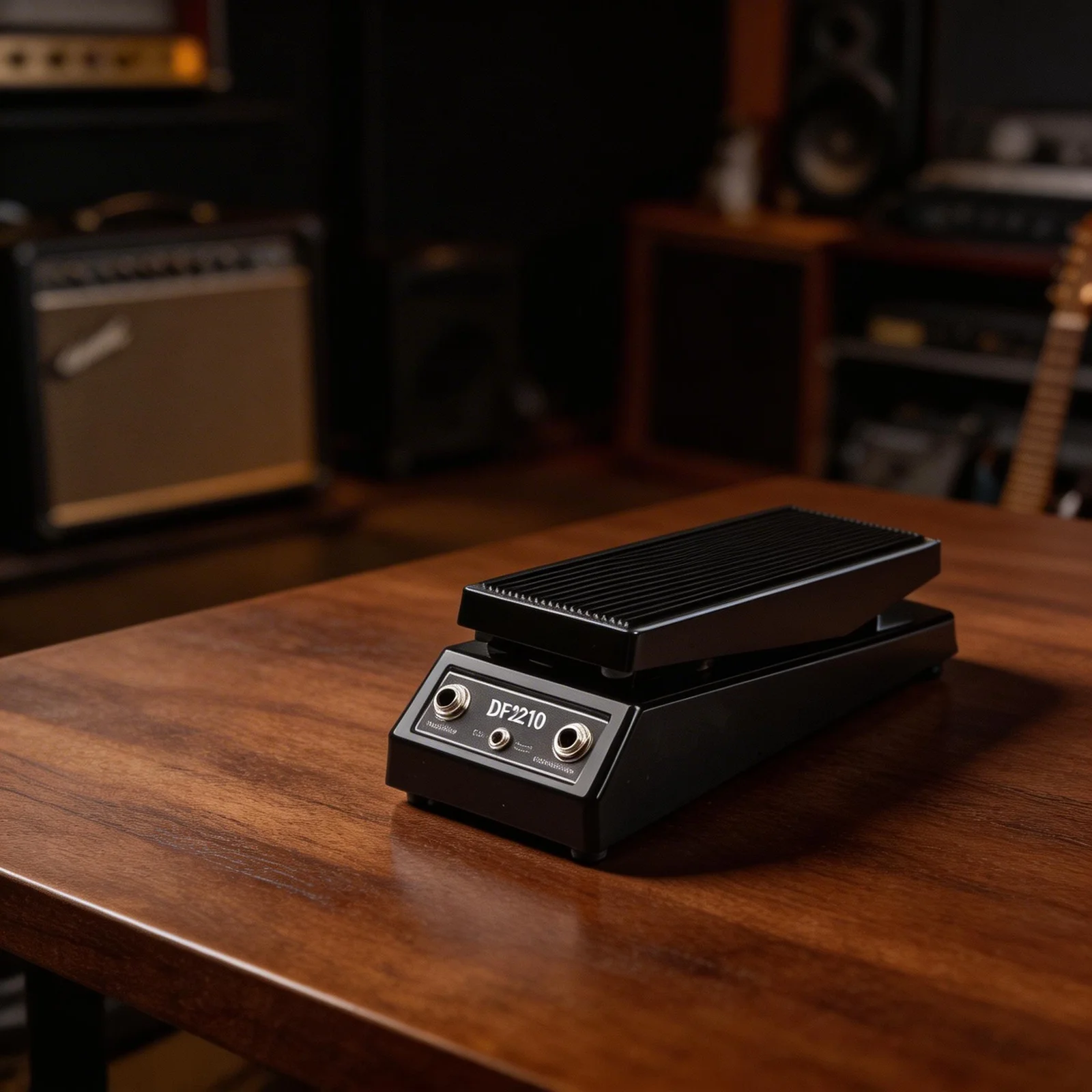 Wah Pedal DF2210 Engineered for Electric Guitar Signal Chain Integration Natural Wah Sweep and Reliable Switch Mechanism