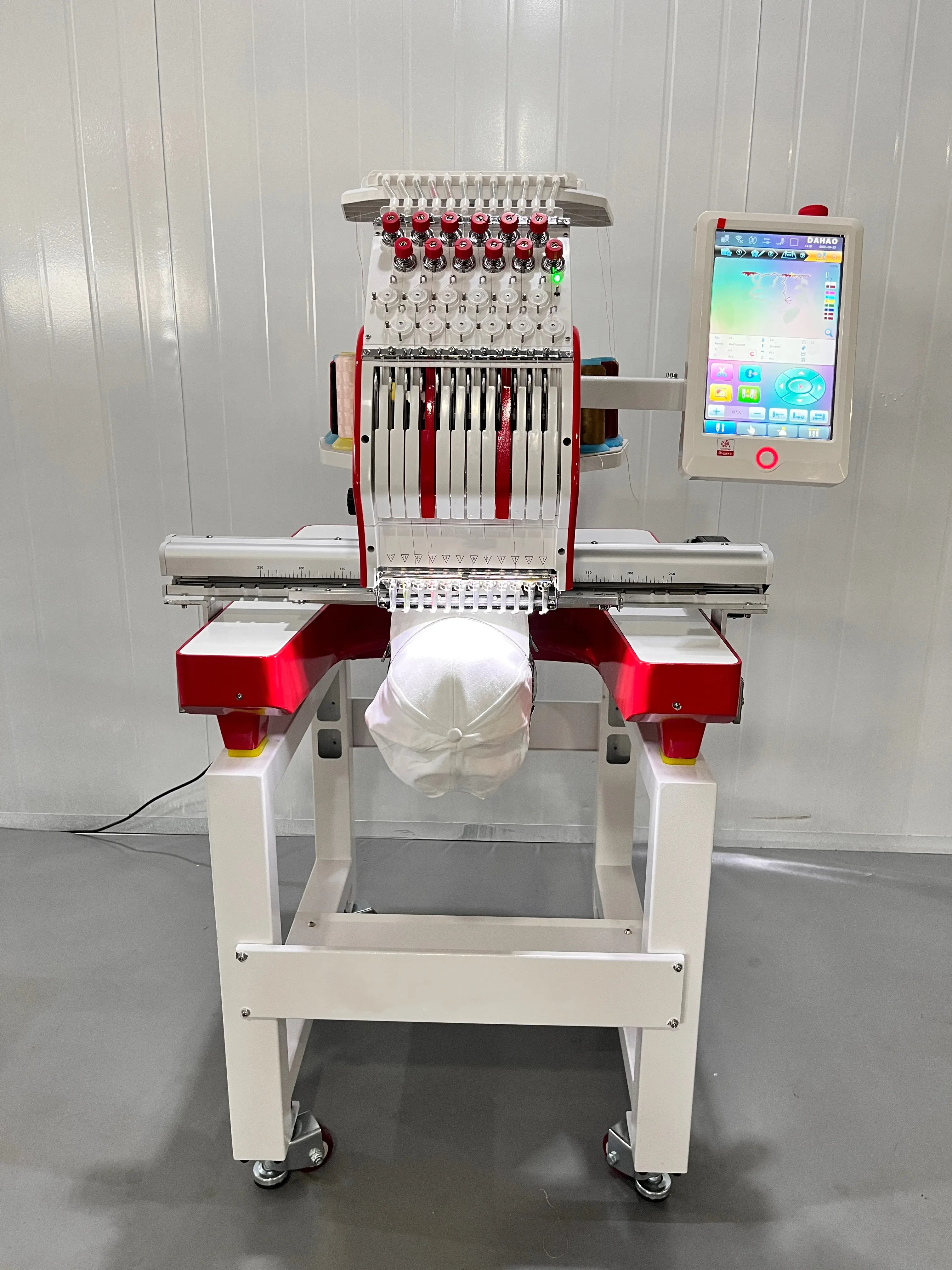 

1-3head Single Head Flat Garment Pillow Towel Bag T-shirt Cap Computer Embroidery Machine Computerized Monogram Machine