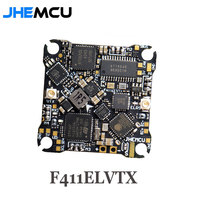 JHEMCU F411ELVTX F411 Flight Controller 12A 4in1 ESC 5.8G 400mW VTX ELRS 2.4G RX AIO 25.5X25.5mm 1-2S for FPV Drones