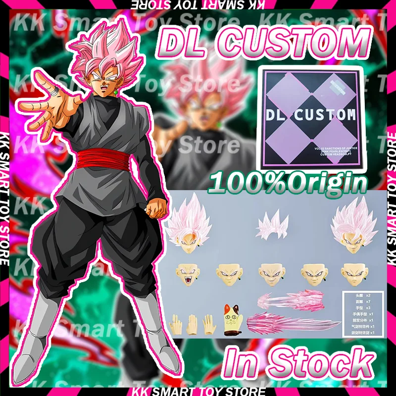 

Dl Custom Dragon Ball Z Super Saiyan Rosé Son Goku Black Zamasu Аксессуары для головы Скульптура головы Аниме Фигурки Подарки Игрушки