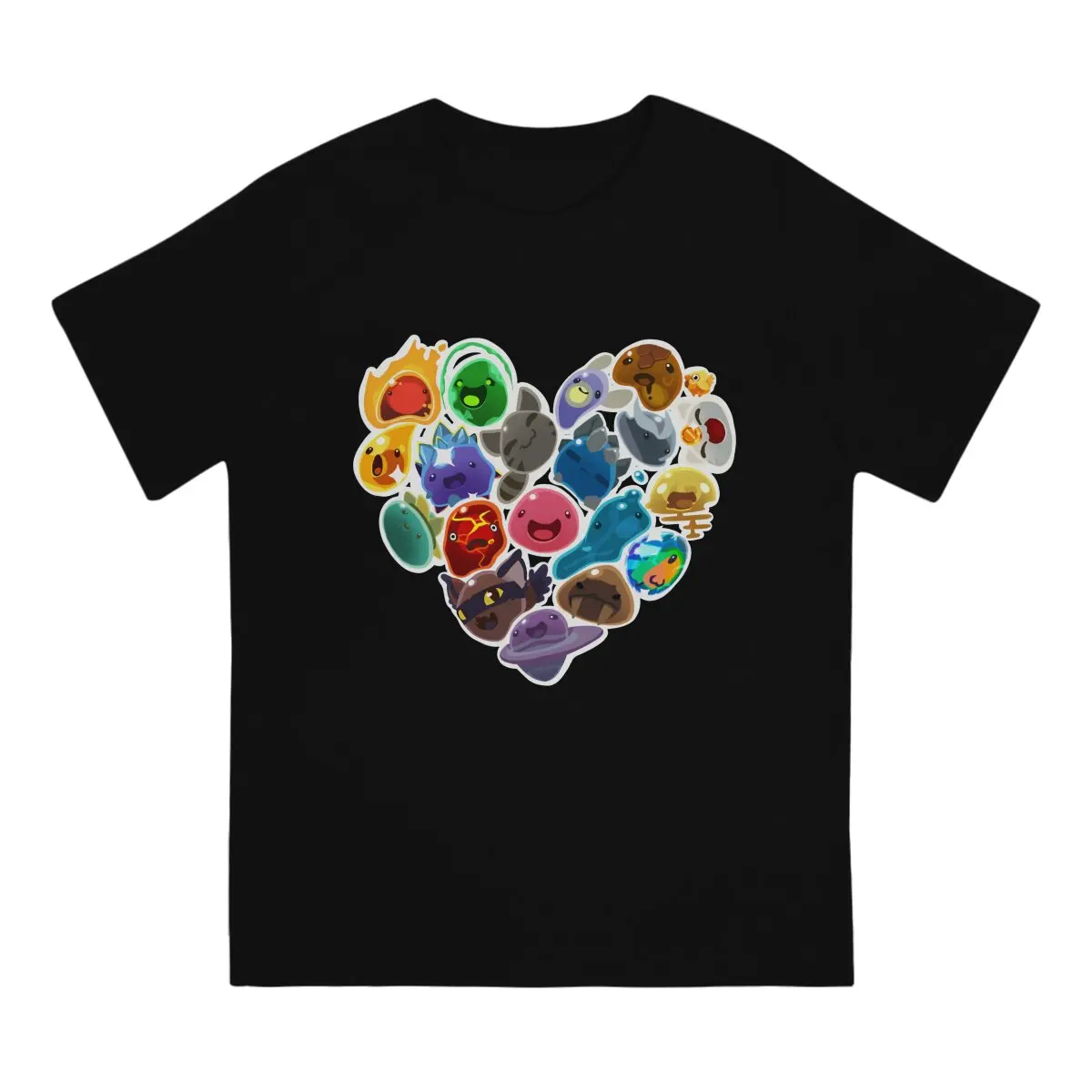 Slime Rancher Slime heart Tshirt Men Tops Vintage Summer Clothes T Shirt