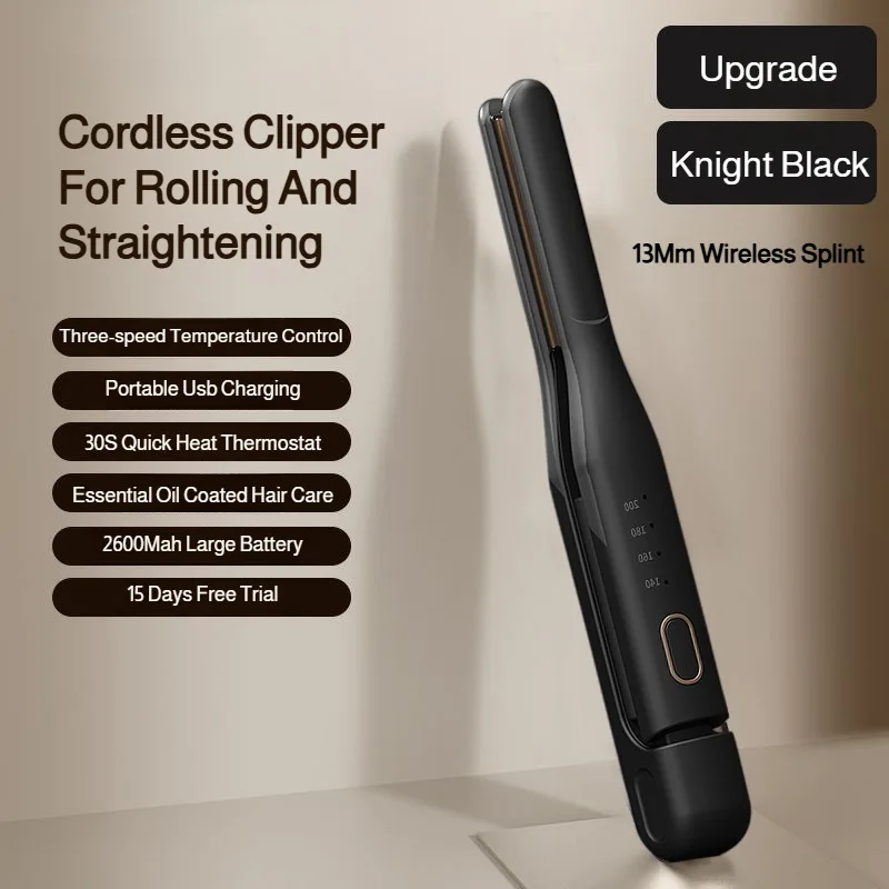 

Straight hair Mini Clip Wireless splints Essential Oil Coated Hair Care Conditioning nourishes intelligent temperature control
