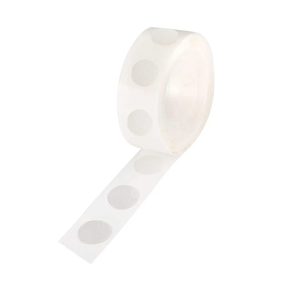 Aksesori pita perekat rumah amplop 100 tablet Per gulungan titik Diameter 12MM transparan bahan kualitas tinggi