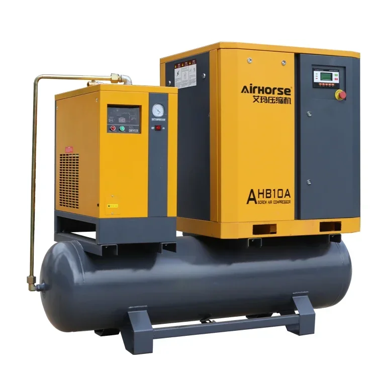 

Factory Low Noise Compresseur d'air Direct Mute Industrial Rotary 11kw 15 Screw Compressor Air-Compressors